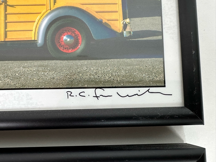 Pair Of Signed R. C. Fulwiler Archival Inkjet Photographs Of Old Gas Service Stations Framed 10 X 7 [Photo 5]