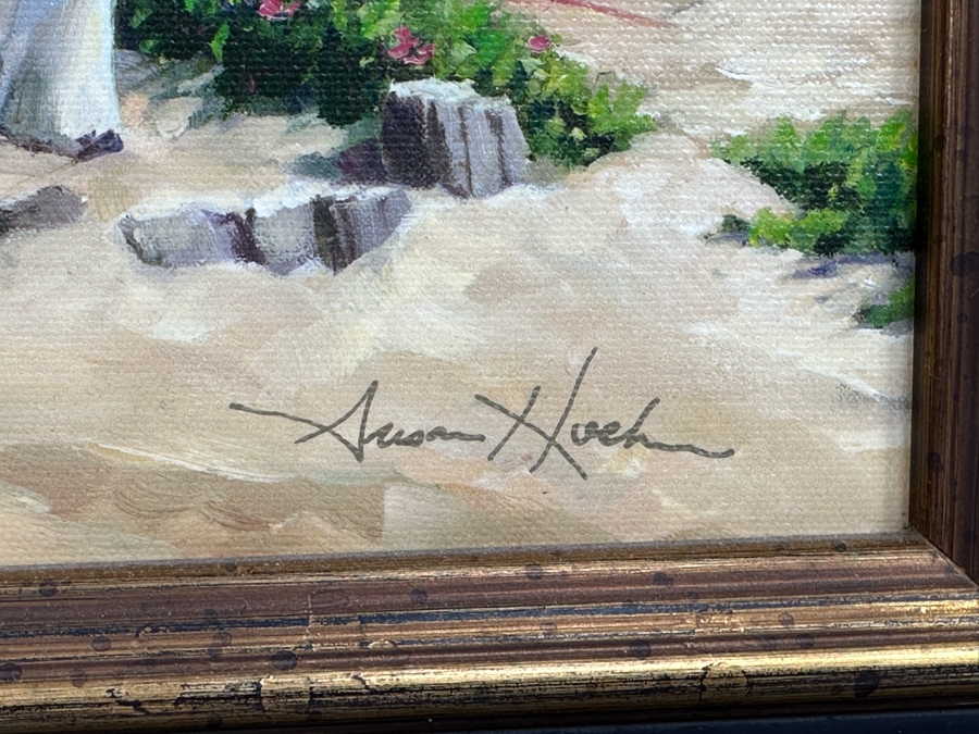 Susan Hoehn Signed Limited Edition Giclee On Canvas Titled Crystal Cove 11 X 14 Framed [Photo 7]
