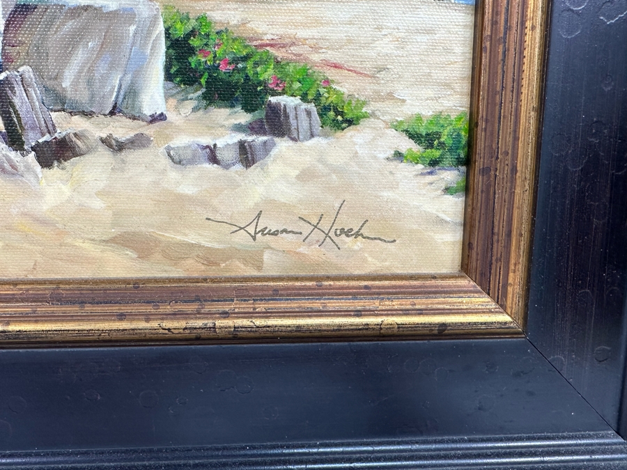 Susan Hoehn Signed Limited Edition Giclee On Canvas Titled Crystal Cove 11 X 14 Framed [Photo 6]