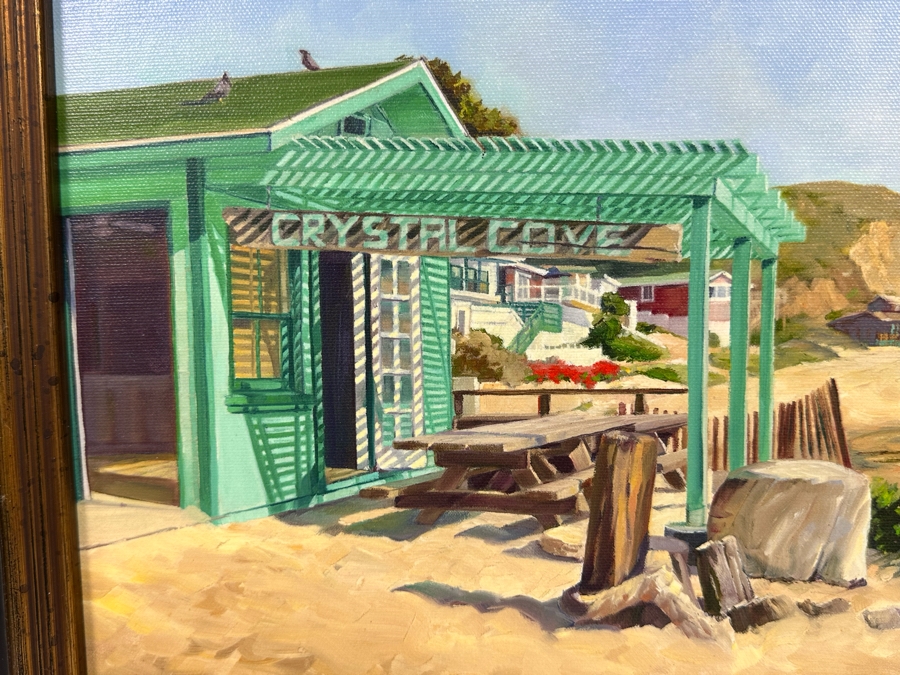 Susan Hoehn Signed Limited Edition Giclee On Canvas Titled Crystal Cove 11 X 14 Framed [Photo 4]