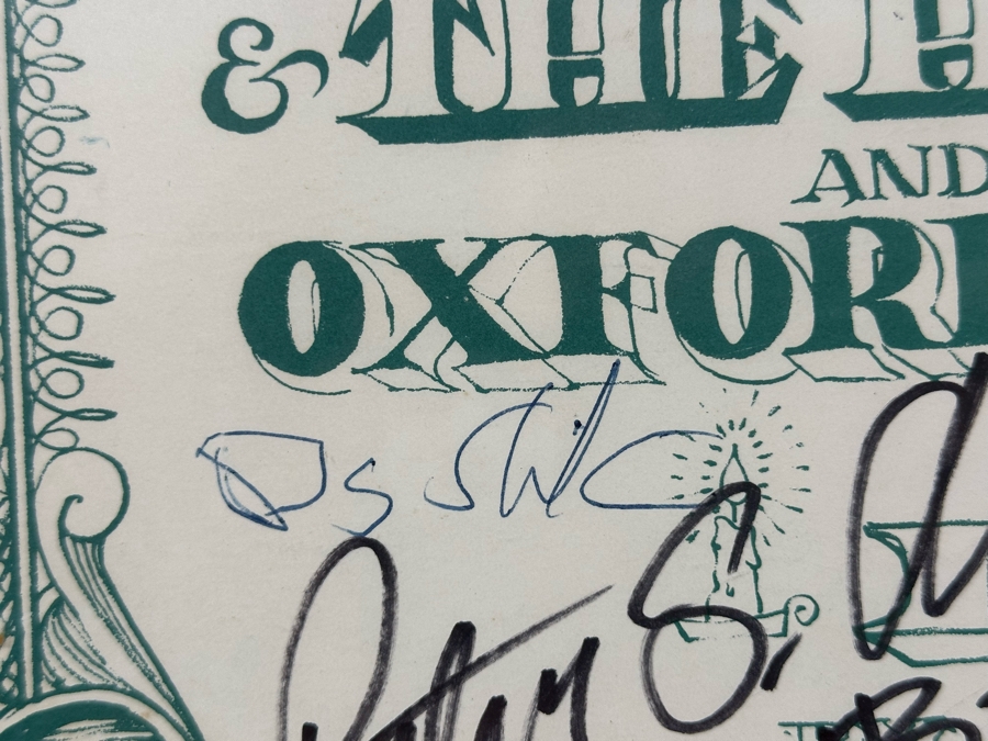 Autographed Big Brothers & The Holding Co With Janis Joplin, Oxford Circle, Bo Diddley And Sons Of Adam 1966 Concert Poster Artist Stanley Mouse / Alton Kelley Avalon Ballroom Family Dog FD-19-2 Framed 24.5 X 11 [Photo 13]