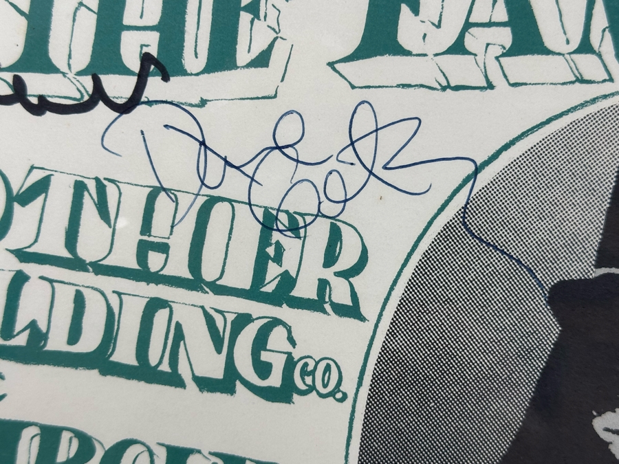 Autographed Big Brothers & The Holding Co With Janis Joplin, Oxford Circle, Bo Diddley And Sons Of Adam 1966 Concert Poster Artist Stanley Mouse / Alton Kelley Avalon Ballroom Family Dog FD-19-2 Framed 24.5 X 11 [Photo 15]