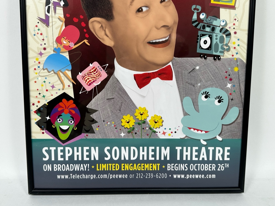 The Pee-Wee Herman Show Stephen Sondheim Theatre Poster Framed 14 X 22.5 [Photo 5]