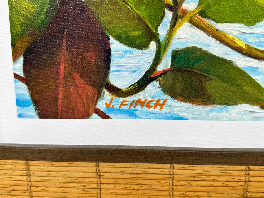 James Finch Signed Limited Edition Giclee Print Titled Bail Barrel Numbered 28 Of 250 24 X 14 Framed [Photo 7]