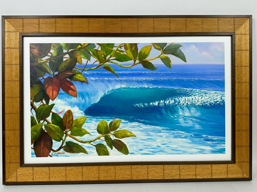 James Finch Signed Limited Edition Giclee Print Titled Bail Barrel Numbered 28 Of 250 24 X 14 Framed [Photo 3]