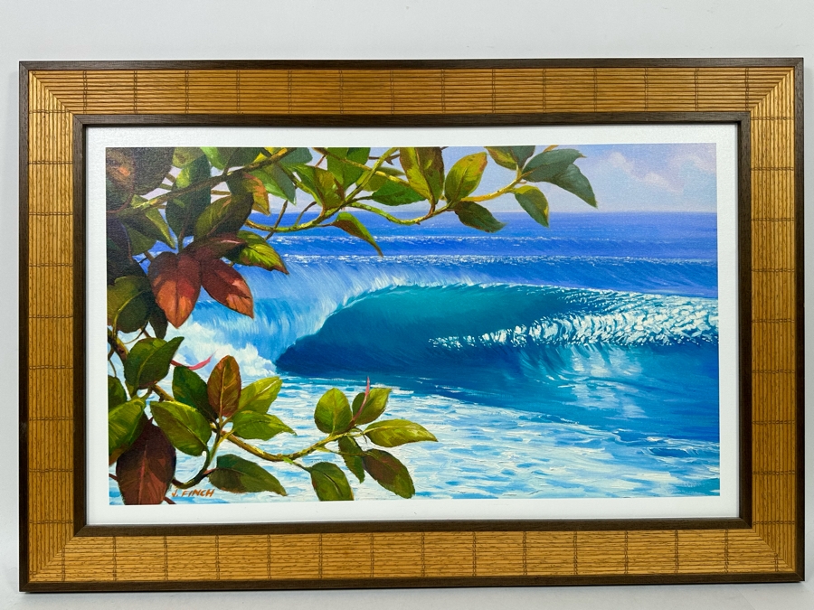 James Finch Signed Limited Edition Giclee Print Titled Bail Barrel Numbered 28 Of 250 24 X 14 Framed [Photo 2]