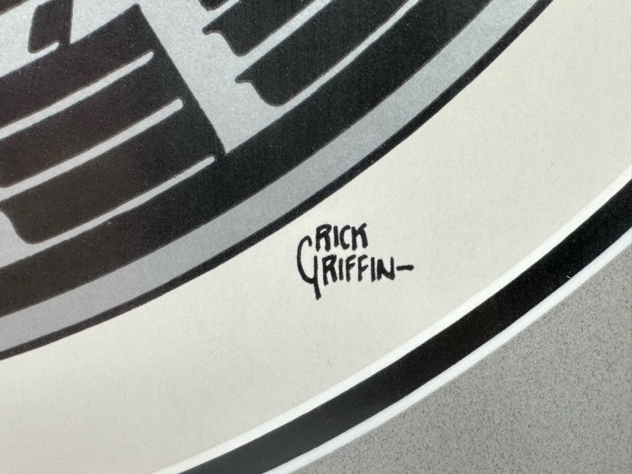 Jackson Browne / Bonnie Raitt Rick Griffin Artwork 1974 Band Tour Concert Poster Art Deco Bus Design 16 X 16 Framed 21 X 21 [Photo 7]