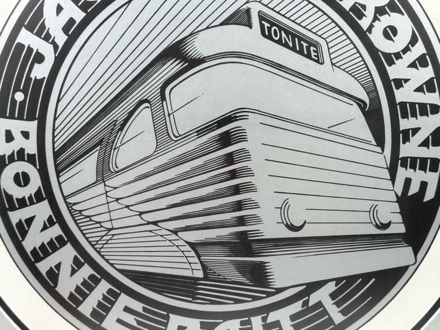 Jackson Browne / Bonnie Raitt Rick Griffin Artwork 1974 Band Tour Concert Poster Art Deco Bus Design 16 X 16 Framed 21 X 21 [Photo 5]