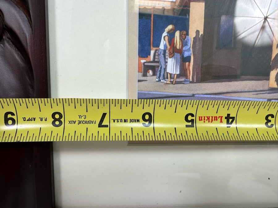 Mary Helmreich Watercolor Painting Of The La Paloma Movie Theater Endless Summer Movie In Encinitas, CA 6.5 X 9 Framed 15.5 X 16.5 [Photo 10]