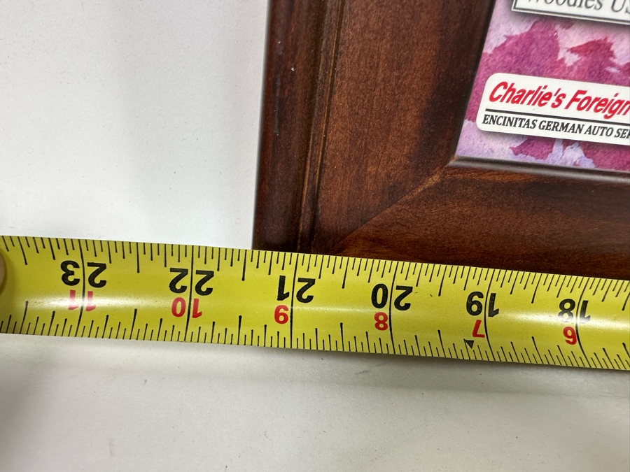 Signed Bill Drysdale Wavecrest 34th Annual Woodie Meet Moonlight Beach, Encinitas CA 2013 Framed 21.5 X 27.5 [Photo 12]