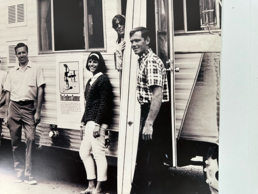 East Coast Tour Poster For The Surf Movie The Endless Summer Arranged By Hobie: Mike Hynson, Bruce Brown, Joey Cabell, Pat Brown, Corky Carroll, Hobie Alter, Susan Alter, Heidi Edwards And Phill Edwards 24 X 16  [Photo 9]
