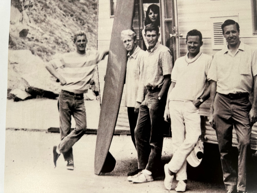 East Coast Tour Poster For The Surf Movie The Endless Summer Arranged By Hobie: Mike Hynson, Bruce Brown, Joey Cabell, Pat Brown, Corky Carroll, Hobie Alter, Susan Alter, Heidi Edwards And Phill Edwards 24 X 16  [Photo 5]