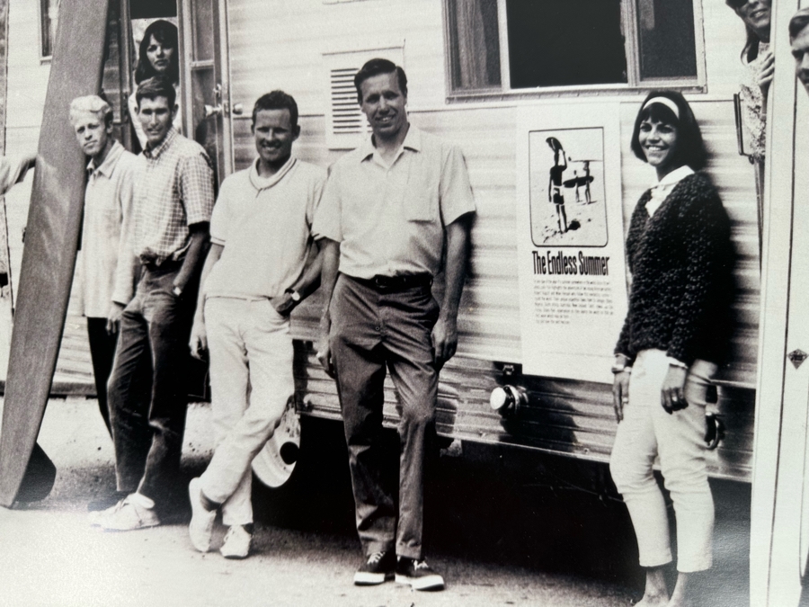 East Coast Tour Poster For The Surf Movie The Endless Summer Arranged By Hobie: Mike Hynson, Bruce Brown, Joey Cabell, Pat Brown, Corky Carroll, Hobie Alter, Susan Alter, Heidi Edwards And Phill Edwards 24 X 16  [Photo 7]