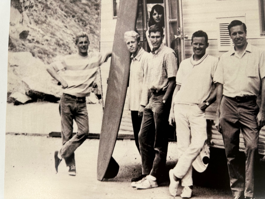 East Coast Tour Poster For The Surf Movie The Endless Summer Arranged By Hobie: Mike Hynson, Bruce Brown, Joey Cabell, Pat Brown, Corky Carroll, Hobie Alter, Susan Alter, Heidi Edwards And Phill Edwards 24 X 16  [Photo 6]