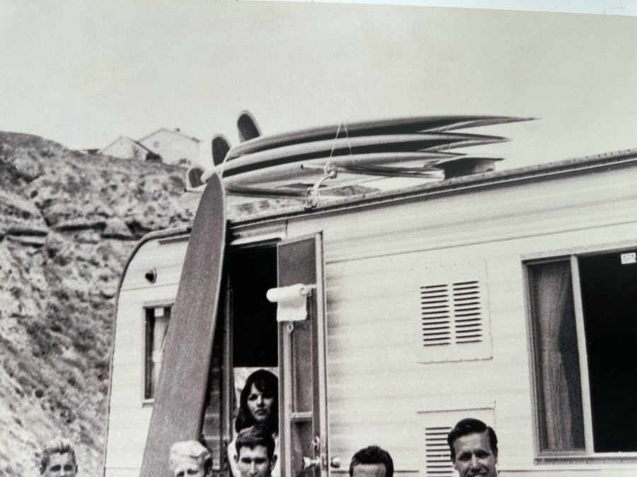 East Coast Tour Poster For The Surf Movie The Endless Summer Arranged By Hobie: Mike Hynson, Bruce Brown, Joey Cabell, Pat Brown, Corky Carroll, Hobie Alter, Susan Alter, Heidi Edwards And Phill Edwards 24 X 16  [Photo 10]