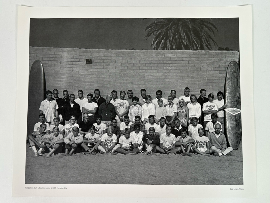 Windansea Surf Club, November 9, 1963, Encinitas, CA Lee Louis Photographer Poster 20 X 15 [Photo 2]