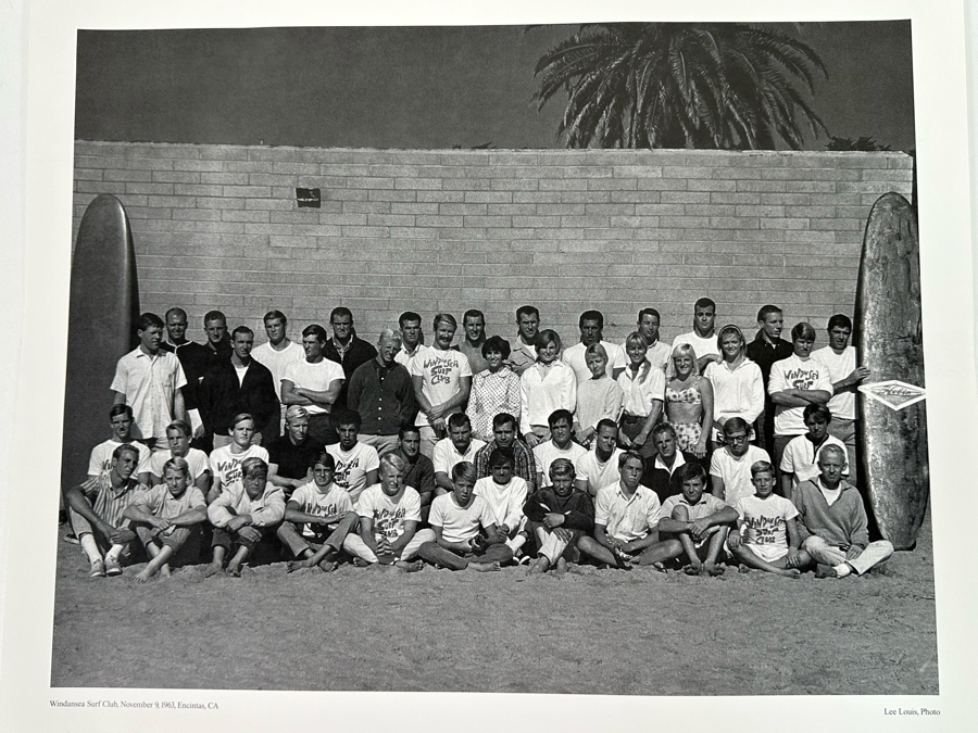 Windansea Surf Club, November 9, 1963, Encinitas, CA Lee Louis Photographer Poster 20 X 15 [Photo 4]