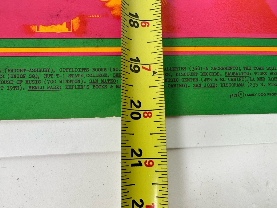 Quicksilver Messenger Service, John Lee Hooker, The Miller Blues Band, Plains Of Quicksilver 1967 Concert Poster Artist Victor Moscoso Avalon Ballroom Family Dog FD-53-1 14 X 21 [Photo 19]