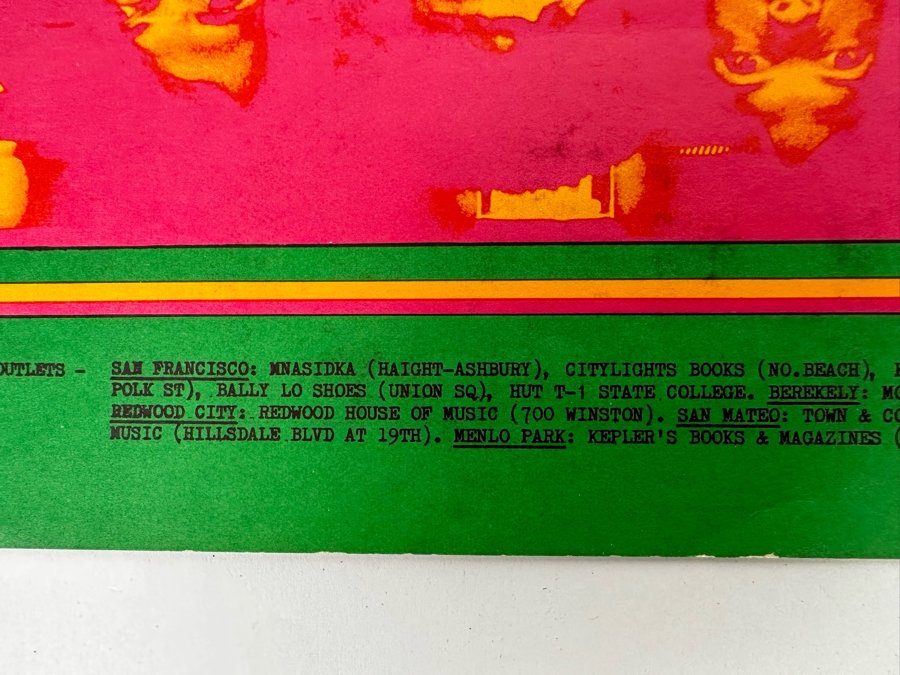 Quicksilver Messenger Service, John Lee Hooker, The Miller Blues Band, Plains Of Quicksilver 1967 Concert Poster Artist Victor Moscoso Avalon Ballroom Family Dog FD-53-1 14 X 21 [Photo 13]