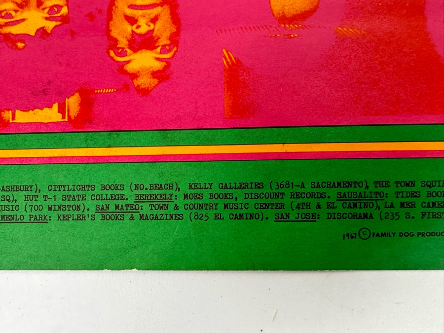 Quicksilver Messenger Service, John Lee Hooker, The Miller Blues Band, Plains Of Quicksilver 1967 Concert Poster Artist Victor Moscoso Avalon Ballroom Family Dog FD-53-1 14 X 21 [Photo 14]