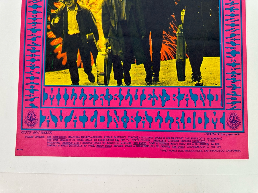 The Miller Blues Band, Siegel Schwall Band 1967 Concert Poster Artist Victor Moscoso Avalon Ballroom Family Dog FD-70-1 14 X 20 [Photo 8]