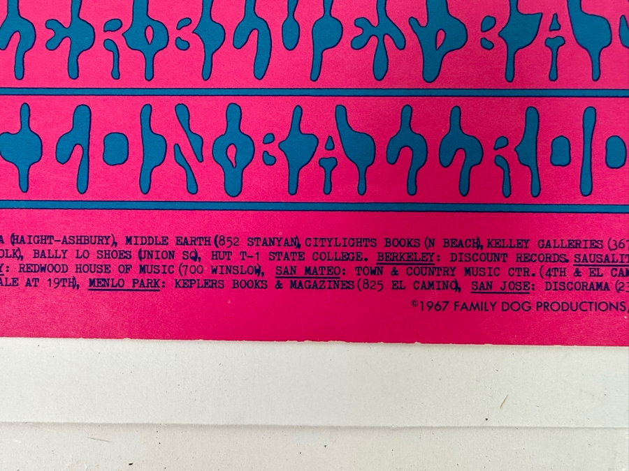 The Miller Blues Band, Siegel Schwall Band 1967 Concert Poster Artist Victor Moscoso Avalon Ballroom Family Dog FD-70-1 14 X 20 [Photo 11]
