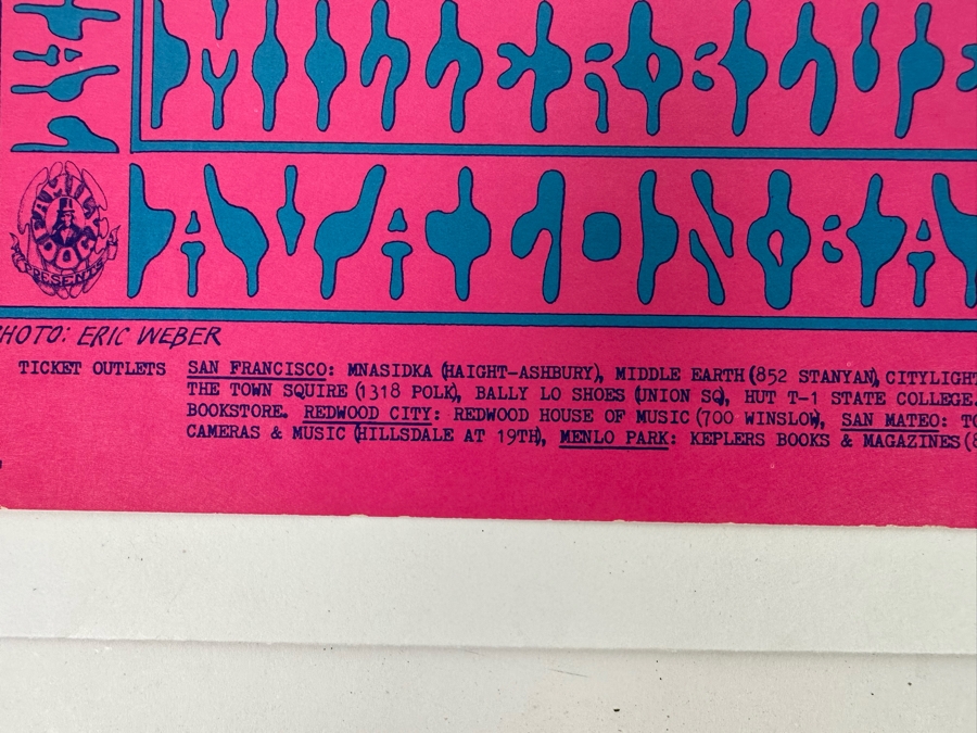 The Miller Blues Band, Siegel Schwall Band 1967 Concert Poster Artist Victor Moscoso Avalon Ballroom Family Dog FD-70-1 14 X 20 [Photo 10]