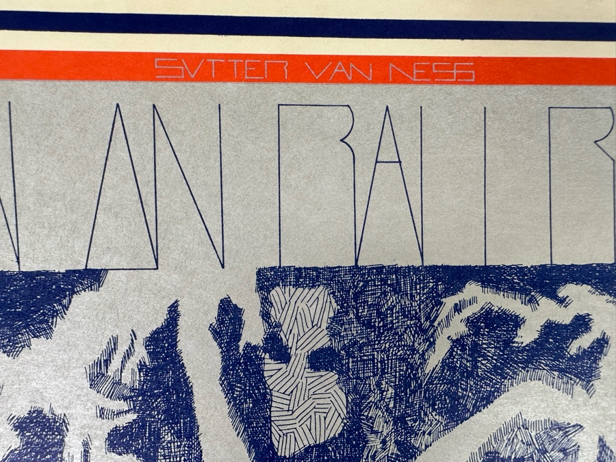 Quicksilver Messenger Service 1967 Concert Poster Artist Jack Hatfield Avalon Ballroom Family Dog FD-76-1 14 X 20 [Photo 13]