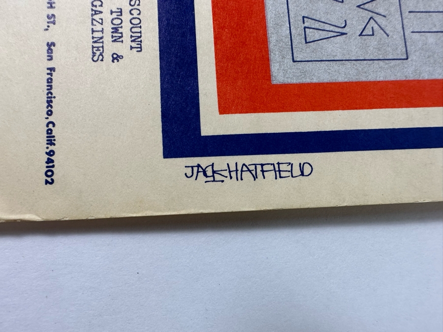 Quicksilver Messenger Service 1967 Concert Poster Artist Jack Hatfield Avalon Ballroom Family Dog FD-76-1 14 X 20 [Photo 12]