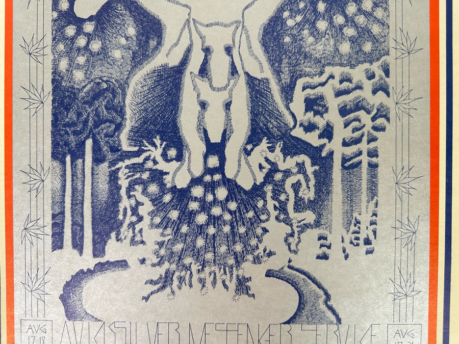 Quicksilver Messenger Service 1967 Concert Poster Artist Jack Hatfield Avalon Ballroom Family Dog FD-76-1 14 X 20 [Photo 6]