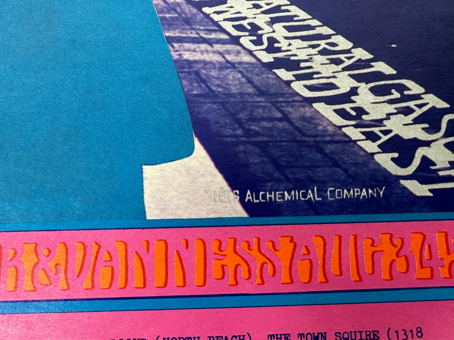 Charles Lloyd Quartet, West Coast Natural Gas Co. 1967 Concert Poster Artist Robert Fried Avalon Ballroom Family Dog FD-74-1 14 X 20 [Photo 12]