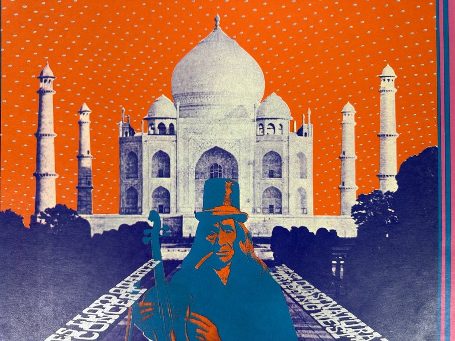 Charles Lloyd Quartet, West Coast Natural Gas Co. 1967 Concert Poster Artist Robert Fried Avalon Ballroom Family Dog FD-74-1 14 X 20 [Photo 6]