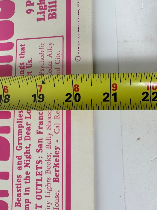 Grass Roots, Daily Flash, Sopwith Camel 1966 Concert Poster Artist Wes Wilson Avalon Ballroom Family Dog FD-15-2 14 X 20 [Photo 19]