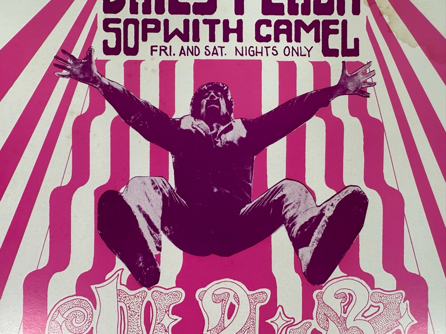 Grass Roots, Daily Flash, Sopwith Camel 1966 Concert Poster Artist Wes Wilson Avalon Ballroom Family Dog FD-15-2 14 X 20 [Photo 7]