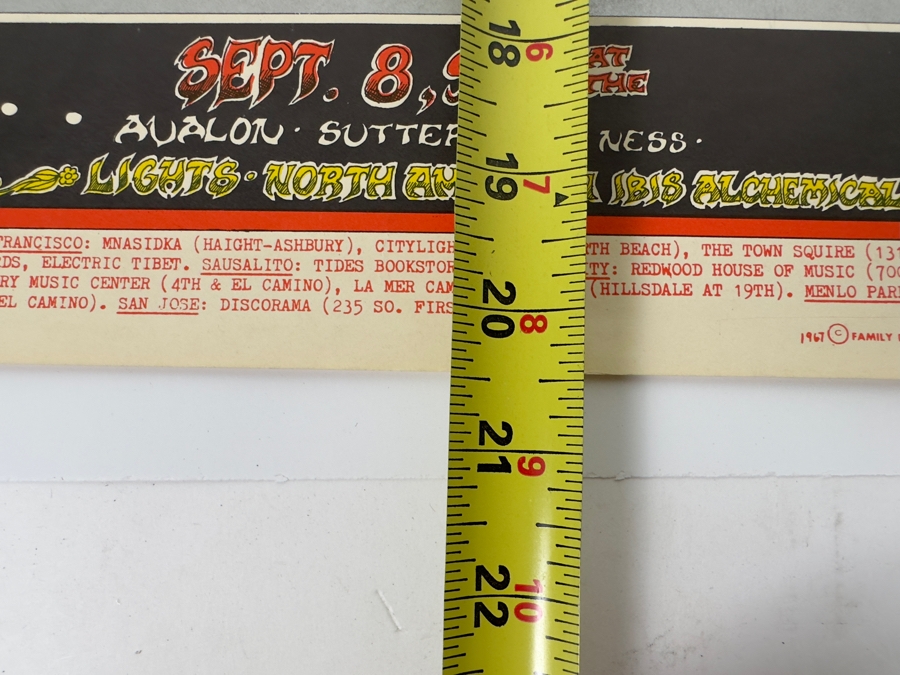 South Side Sound System, Phoenix, Freedom Highway 1967 Concert Poster Artist Greg Irons Avalon Ballroom Family Dog FD-80-1 14 X 20 [Photo 15]