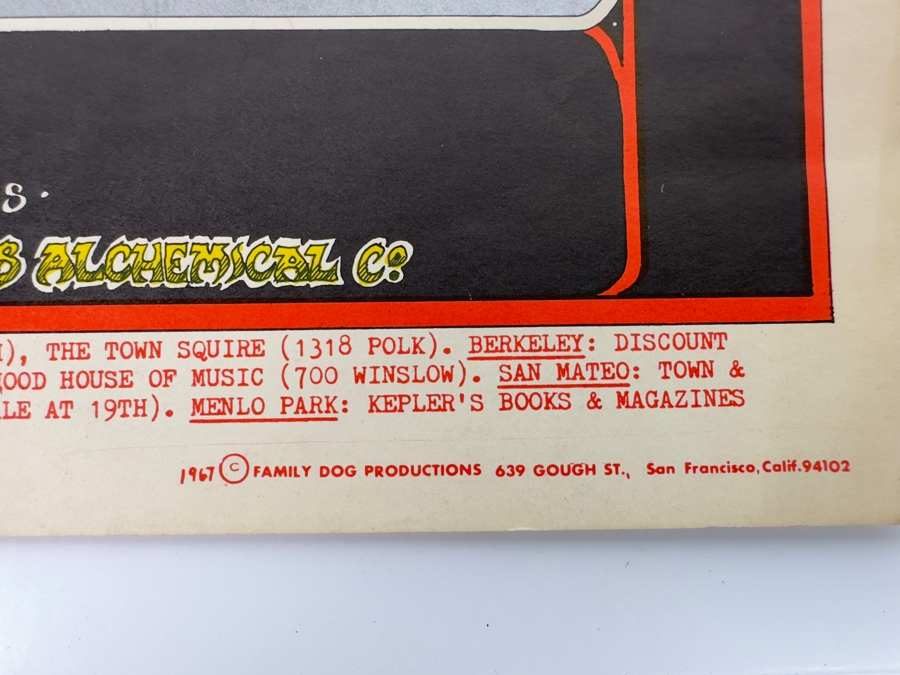 South Side Sound System, Phoenix, Freedom Highway 1967 Concert Poster Artist Greg Irons Avalon Ballroom Family Dog FD-80-1 14 X 20 [Photo 13]