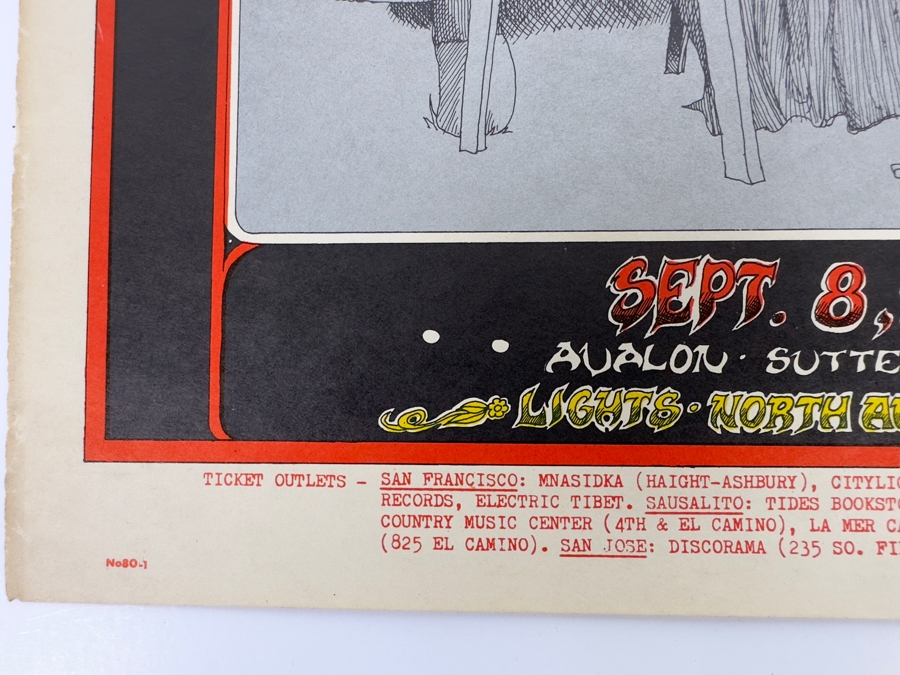 South Side Sound System, Phoenix, Freedom Highway 1967 Concert Poster Artist Greg Irons Avalon Ballroom Family Dog FD-80-1 14 X 20 [Photo 9]