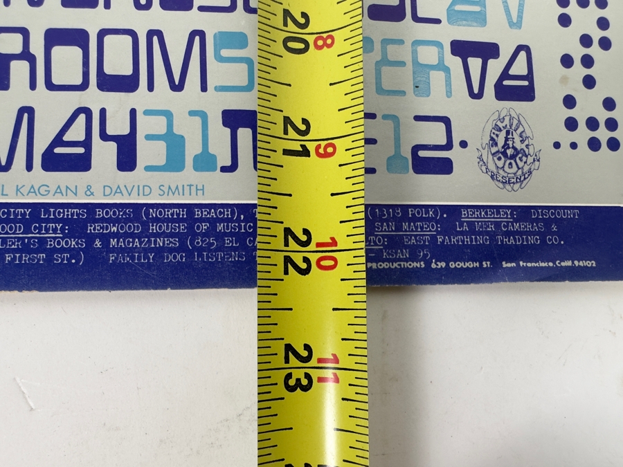 Taj Mahal, Dave Van Ronk, Family Tree, AB Shky Blues Band, Creedence Clearwater Revival 1968 Concert Poster Type 2 Blue Artist Paul Kagan & David Smith Avalon Ballroom Family Dog FD-121-1 13 X 22 [Photo 15]