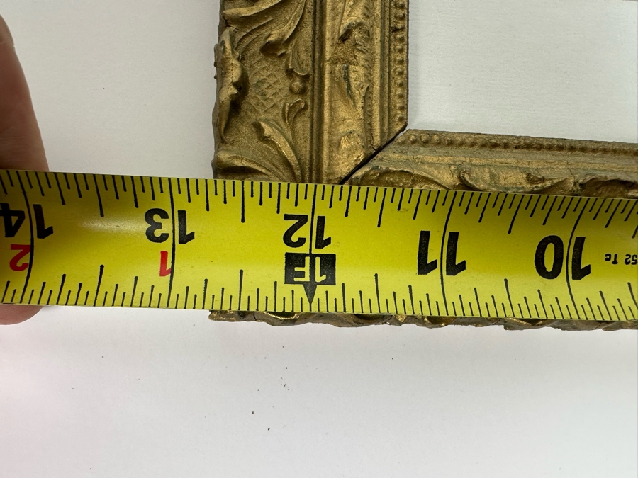 Jan Kaulins Hand Signed Greetings From Florida Color Photograph Of A Hand-Painted Black And White Photo 6.5 X 4.5 Framed 13 X 11 [Photo 13]