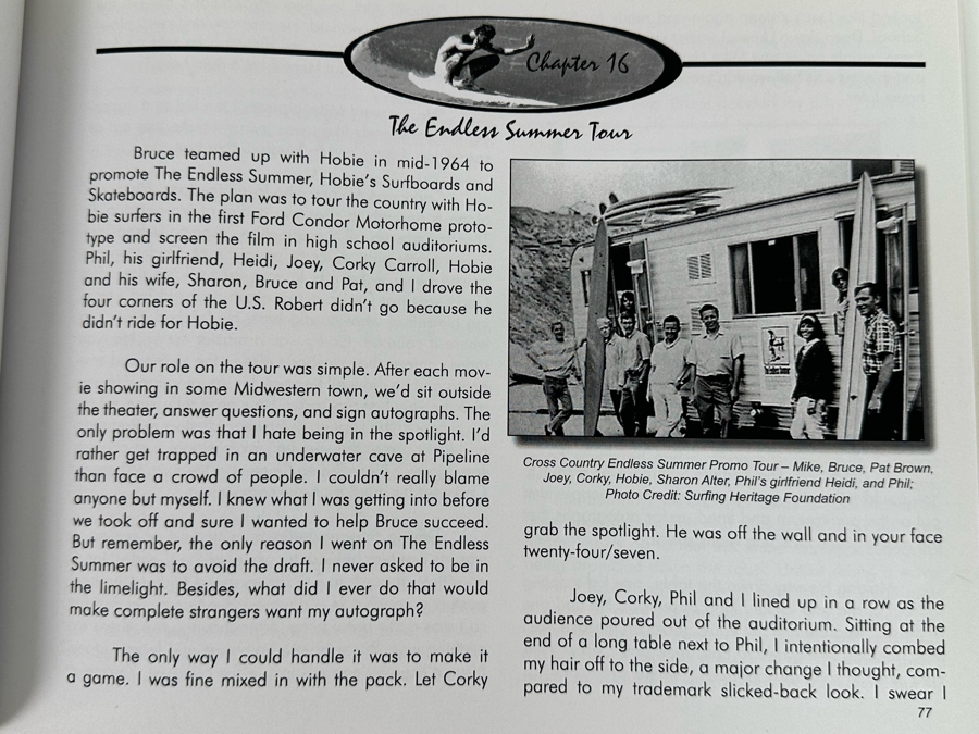 Autographed Book Mike Hynson Transcendental Memories Of A Surf Rebel Signed By Mike Hynson [Photo 7]