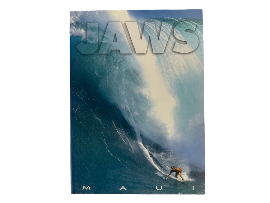 Signed Jaws Maui Hardcover Coffee Table Book By Charlie And Leslie Lyon [Photo 1]
