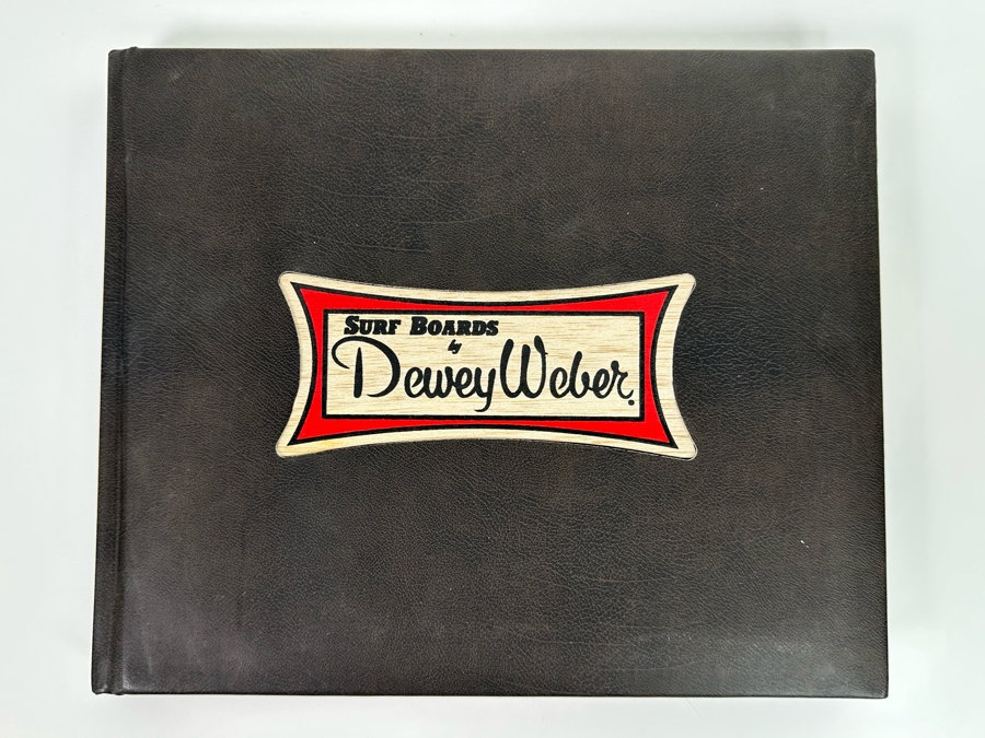 Autographed Limited Edition Book Surf Boards By Dewey Weber Little Man On Wheels Surfing Legend Dewey Weber Signed By Gerald B. Derloshon Numbered 147 Of 250 [Photo 2]