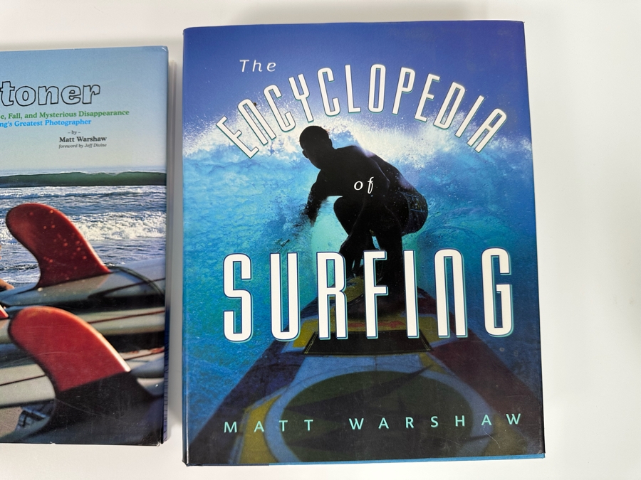 Pair Of Surfing Hardcover Books: Photo / Stoner And The Encyclopedia Of ...