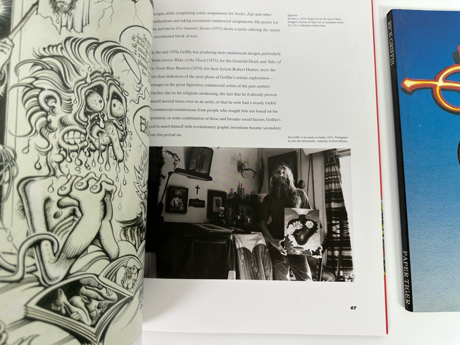 Pair Of Rick Griffin Artwork Books [Photo 9]