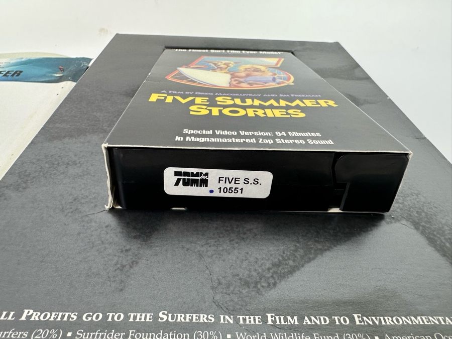 Autographed Limited Edition Deluxe Collector's Edition Of The Five Summer Stories VHS Video Numbered 488 Signed By Greg MacGillivray [Photo 20]