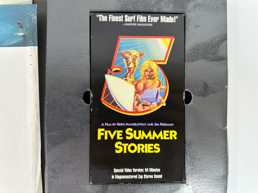 Autographed Limited Edition Deluxe Collector's Edition Of The Five Summer Stories VHS Video Numbered 488 Signed By Greg MacGillivray [Photo 19]