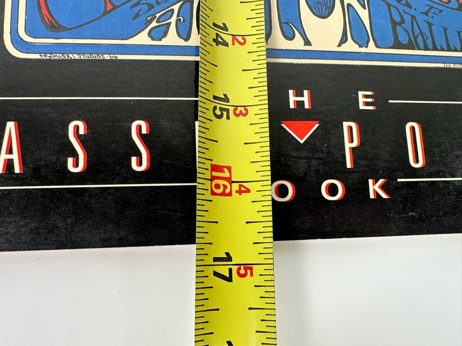 Psychedelia The Classic Poster Book Featuring Vintage Grateful Dead Posters Avalon Ballroom By Rick Griffin 1990 12 X 16.5 [Photo 16]