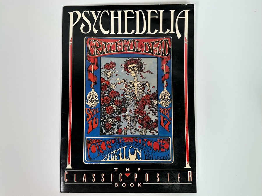 Psychedelia The Classic Poster Book Featuring Vintage Grateful Dead Posters Avalon Ballroom By Rick Griffin 1990 12 X 16.5 [Photo 2]