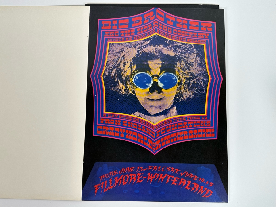 Psychedelia The Classic Poster Book Featuring Vintage Grateful Dead Posters Avalon Ballroom By Rick Griffin 1990 12 X 16.5 [Photo 13]