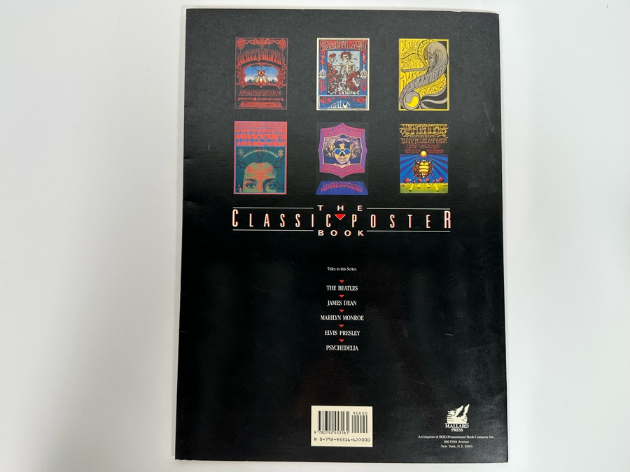 Psychedelia The Classic Poster Book Featuring Vintage Grateful Dead Posters Avalon Ballroom By Rick Griffin 1990 12 X 16.5 [Photo 9]